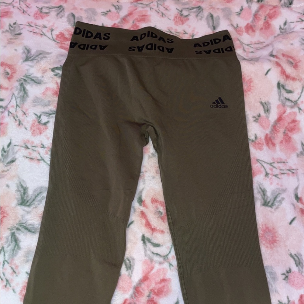 Adidas Green Leggings